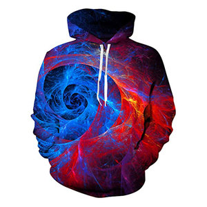 Sweat-shirt à capuche coloré de qualité supérieure, sweat-shirt artistique à sublimation en polyester, sweats à capuche personnalisés avec motifs graphiques, sweat-shirt à capuche effet éclaboussures de couleur - Product Image 4