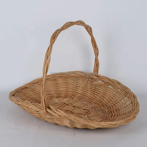 Eco Friendly Rattan Fruit <b>Basket</b> Handmade <b>Wicker</b> Storage Organizer for Gifts Display Bulk Manufacturer from Vietnam - Product Image 5