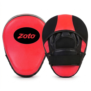Cibles d'entraînement de boxe personnalisées avec logo, mitaines de frappe robustes pour coup de poing et de crochet, coussinets de frappe portables, mitaines d'entraînement d'arts martiaux - Product Image 1