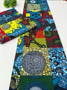 Tela de Algodón 100% con Estampado Africano Ankara para Ropa y Accesorios de Marca Política OEM de Senegal, Venta al Por Mayor - Product Image 2