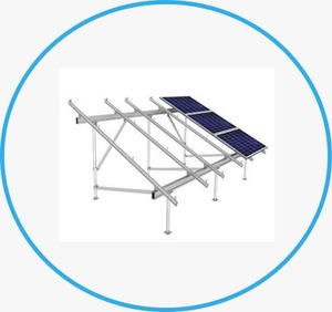 Adjustable Industrial <b>Solar</b> <b>Panel</b> Construction Structure Solid Hot-Dip Galvanized Steel 1000kg Load Capacity Residential - Product Image 1