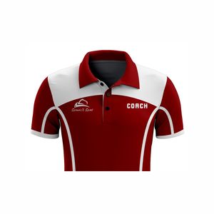 เสื้อทีมแบบสั่งทำพิเศษ เนื้อผ้าระบายอากาศได้ดี ผลิตจากโพลีเอสเตอร์ถัก แห้งเร็ว พิมพ์โลโก้ แขนสั้น คุณภาพสูง - Product Image 4