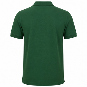 Polo personnalisé pour homme en coton piqué vert 100% - Manches courtes - Polo de golf - OEM ODM - Marque privée - Polo décontracté - Product Image 3
