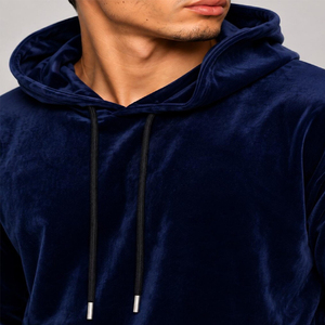 Mens Velvet Tracksuit Set 2 Piece Sweatsuits Outfits Long Sleeve Velour <b>Hoodies</b> and Sweatpants Sets Sports Suits - Product Image 5