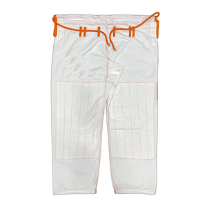 Uniforme de Jiu Jitsu Brasileño Blanco para Adultos Unisex, Kimono Premium de BJJ, 100% Algodón, Resistente para Grappling - Product Image 5