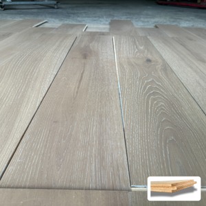 Parquet en chêne européen contrecollé 2 couches, système T&G, norme CARB P2, certifié JAS Vietnam - Product Image 1