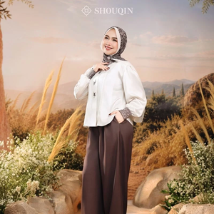 Chemise formelle décontractée à manches longues pour femmes SHOUQIN Pamela, chemisier de luxe Maxmara, élégant pour tous les jours, hauts élégants pour femmes musulmanes - Product Image 1