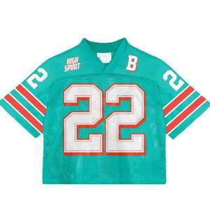 Custom Men's Boxy Cropped Jersey <b>Short</b> Breathable Vintage Streetwear Sports T-Shirt Soccer Basketball Football Retro Print <b>Mesh</b> - Product Image 2