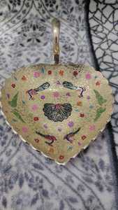 Handmade Metal Swan Shaped <b>Decorative</b> <b>Plate</b> With Color Enamel Oriental Pattern For Presents - Product Image 5