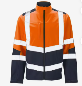 Veste de sécurité coupe-vent en coton de haute qualité certifiée CE pour hommes, haute visibilité réfléchissante, construction industrielle hivernale - Product Image 4