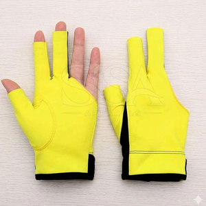 Gants de billard légers, respirants, antidérapants, gants de snooker professionnels, gants de billard, tissu lisse, logo personnalisé, OEM ODM - Product Image 5