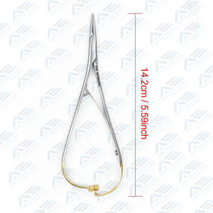 Portaagujas Manual de Acero de Alta Calidad para Instrumentos Dentales de Ortodoncia y Cirugía - Product Image 6