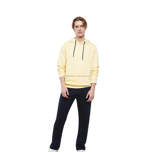 Sudadera con Capucha Térmica Gruesa para Hombre al por Mayor, 100% Algodón, Logotipo Personalizado Bordado, Tejido de Felpa Gruesa - Product Image 2