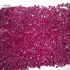 ทับทิมพม่าทรงกลม ขนาด 2.5–3.00 มม. น้ำหนัก 477.54 กะรัต (ล็อต) พลอยหลวม สีเข้มเกรด 3A เหมาะสำหรับทำสร้อยคอและแหวน - Product Image 2