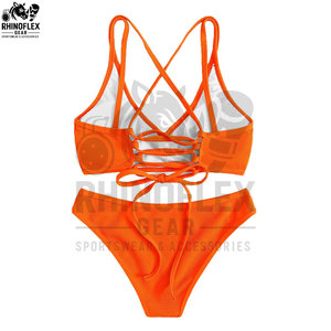 Conjuntos de Bikini de 2 Piezas para la Temporada de Verano, Diseño Sólido, al Mejor Precio - Product Image 2
