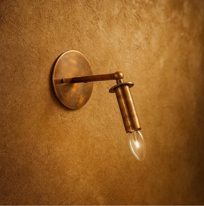 Modern Brass Art Deco <b>Wall</b> <b>Sconce</b> Round Design Handmade Indoor <b>Lighting</b> for Home Office Home Decor Durable Finish - Product Image 3