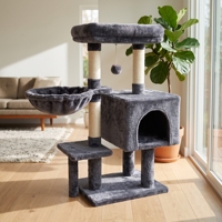 Arbre à chat en bois et sisal, grand modèle, prix de gros