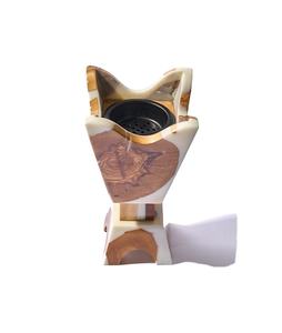 Quemador de Incienso Bakhoor de Madera de Acacia y Resina Epoxi 2026, Incienso Árabe Oud, Diseño Personalizable Hecho a Mano, Difusor de Fragancia para el Hogar - Product Image 1
