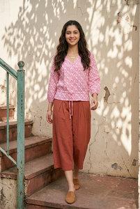 Top Informal de Algodón para Mujer, Manga Corta, Tejido Suave, Transpirable, Ligero, Ropa Cómoda para Uso Diario, Proveedor de Ropa - Product Image 4