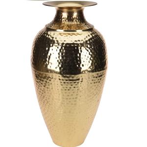 Juego de 3 jarrones de metal chapados en oro de calidad superior para hoteles y bares, jarrones decorativos de metal para mesas de escuelas. - Product Image 5