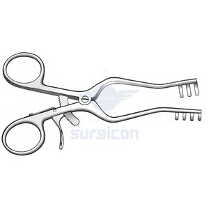 Retractor Weitlaner de 18 cm / 7 Pulgadas, Dientes 3:4, Retractor Quirúrgico Autoajustable Afilado, Instrumento Médico de Acero Inoxidable - Product Image 5