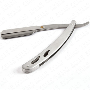 High Quality Manual Straight Edge <b>Razor</b> Stainless Steel Barber Shaving Tool with Replaceable Blade Custom Branding - Product Image 4