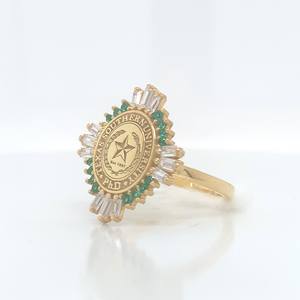 Anillo Escolar BOJ 086, Anillo Universitario y de Colegio, Anillo de Graduación para Mujer, Anillo Personalizado con Año de Graduación, Anillo en Oferta a Bajo Precio - Product Image 4