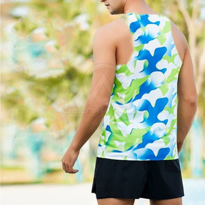 Débardeur pour homme tendance, style été, logo personnalisé, tissu doux, design durable, commande en gros, vente directe d'usine - Product Image 2