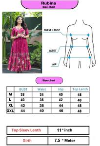 Vestido de una pieza con mangas a media longitud, cómodo, elegante y moderno, hecho con una mezcla de tela Chanderi, disponible en tallas M, L, XL, XXL. - Product Image 4