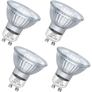Confezione da 4 Lampadine Alogene GU10 25W di Ricambio NP5 per Scaldacera 120V, Bruciatore per Cera Profumata per Aree Incassate - Product Image 1