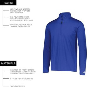 <b>Men</b> Sports <b>Long</b> <b>Sleeve</b> Half Zip Sweatshirt Fitness Jogging <b>Tops</b> Breathable Training Compression Running Eco-Friendly Quick Dry - Product Image 2