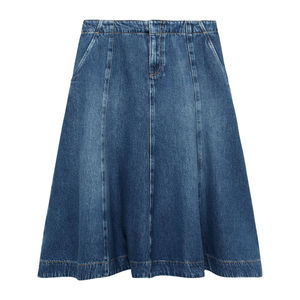 Jupe en jean décontractée pour femme, tendance, entièrement personnalisable, légère, facile à porter, respirante, confortable, matière durable - Product Image 2