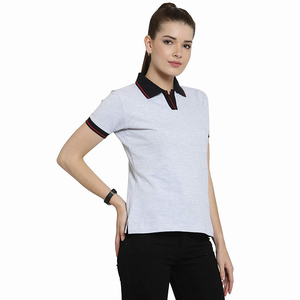 Made With Good Material Best Quality Women's Polo <b>Shirts</b> <b>Ladies</b> <b>White</b> Color Slim Fit Pullover Active Wear Women's Polo <b>Shirts</b> - Product Image 5