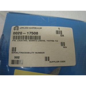 NEW AMAT 0020-17508 ตัวกำหนดตำแหน่ง, แผ่นรองควอตซ์ - อุปกรณ์และชิ้นส่วนเซมิคอนดักเตอร์ระดับโลกที่เชื่อถือได้ - Product Image 1