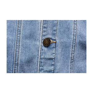 Hot Sale Men's Vintage Jeans <b>Denim</b> <b>Jacket</b> Solid Color with Pockets Breathable Washed Finished for Autumn - Product Image 6