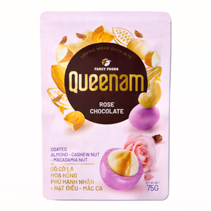 Vietnam Exotic Dragee Chocolate Snacks Candy HALAL OEM/ODM 75G Rose Chocolate Coated Almond Cashew <b>Macadamia</b> <b>Nuts</b> Global Ship - Product Image 1