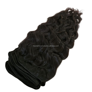 Extensions de Cheveux Humains Indonésiens Vierges Remy 100%, Paquets de Cheveux Ondulés Alignés à la Vapeur Naturelle, Machine à Double Trame, Cuticule, Qualité Supérieure - Product Image 2