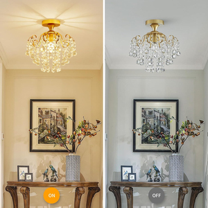 Lustre en cristal, <span class=keywords><strong>luminaire</strong></span> <span class=keywords><strong>de</strong></span> plafond moderne pour chambre à coucher, couloir, bar, cuisine, <span class=keywords><strong>salle</strong></span> <span class=keywords><strong>de</strong></span> <span class=keywords><strong>bain</strong></span> - Product Image 5