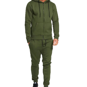 Survêtements décontractés pour hommes les plus vendus, ensembles personnalisés de haute qualité, couleur unie pour l'hiver - Product Image 3