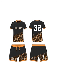 Maillot de football personnalisé avec nom d'équipe, 100 % polyester respirant, protection UV, manches courtes, grande taille - Product Image 6