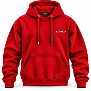 Sudadera con Capucha Deportiva de Moda con Degradado Gris-Re Negro, Cosida a Medida por ZIAKOT INDUSTRY, Venta al Por Mayor Directa - Product Image 2