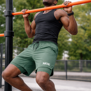 Pantalones Cortos Deportivos Negros de Malla para Hombre, Gran Volumen, Marca Privada, Logotipo Personalizado, Cordón Elástico para Compradores de Marcas de Fitness - Product Image 6