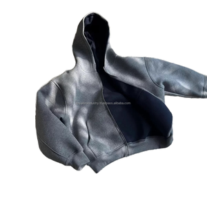 Sweat-shirt à capuche réversible pour homme, impression numérique, design double face de haute qualité, 100% coton molletonné - Product Image 5