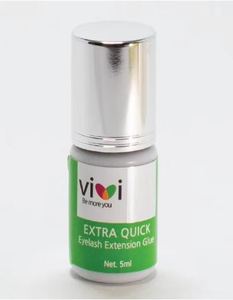 Colle pour extensions de cils Vivi Professional Extra Rapide 5ml Séchage rapide Imperméable Tenue forte Non toxique Flacon liquide 5-7 semaines - Product Image 1