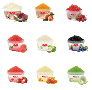 Taiwan Keifu Watermelon Flavored Popping <b>Boba</b> Pearl Juice Balls Cboba Brand OEM/ODM <b>Bubble</b> Tea Drink Topping Bottle Packaging - Product Image 1