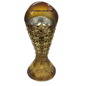 Antique Color Brass Decorative 2024 Latest Arabian Islamic Arabic <b>Oud</b> Bakhoor Wholesale Incense <b>burner</b> Gifts Set - Product Image 1