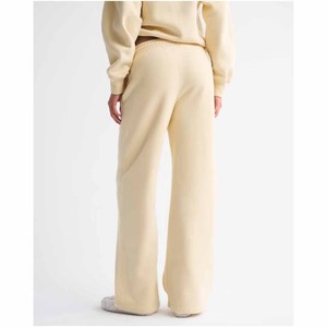 High Waist Custom Embroidered Pants Streetwear Fleece Wide <b>Leg</b> Pants Men's <b>Straight</b> Casual <b>Joggers</b> Sweatpants - Product Image 3