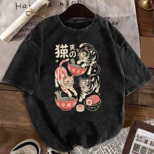 Camiseta Unisex al por Mayor OEM, Estilo Vintage, Tallas Grandes, Diseño Gráfico Personalizado con su Logotipo - Product Image 1