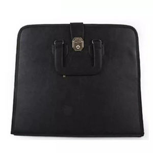 Provincial Full Dress Masonic Apron Case Craftmark Black Faux Leather Durable Square Shape Customizable High Quality - Product Image 2