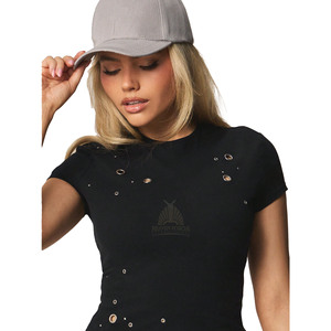Camisetas de Mujer, Corte Regular, Cuello Redondo, Manga Corta, Casuales, de Verano, Ecológicas, 100% Algodón, Personalizables, de Alta Calidad - Product Image 1